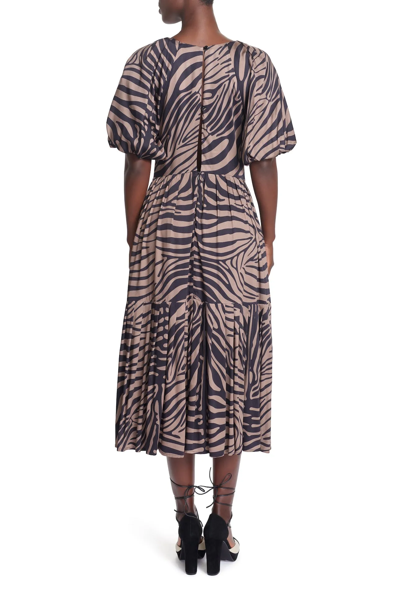 THE TRUDY DRESS - ANIMAL -ECO