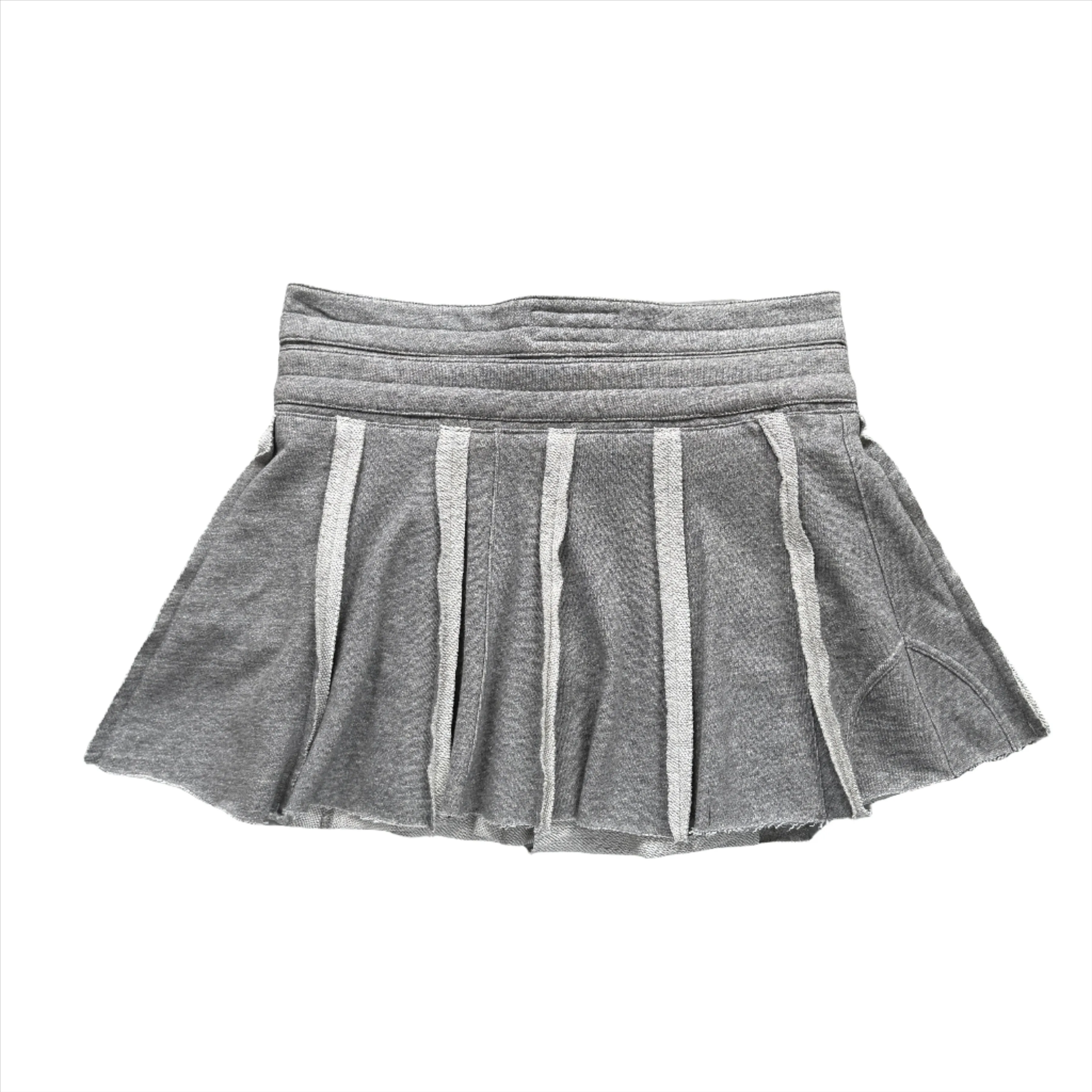 TRANSFORMED WRAP mini sweat skirt