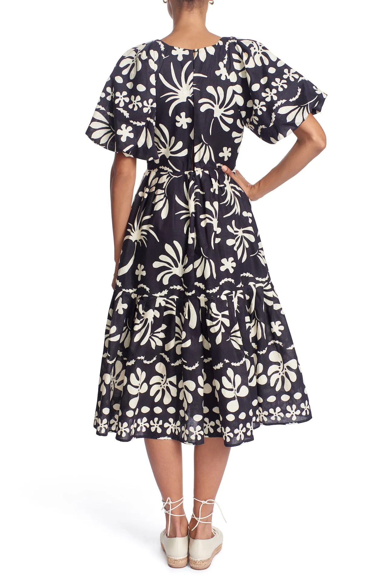 TRUDY DRESS - pressed flower