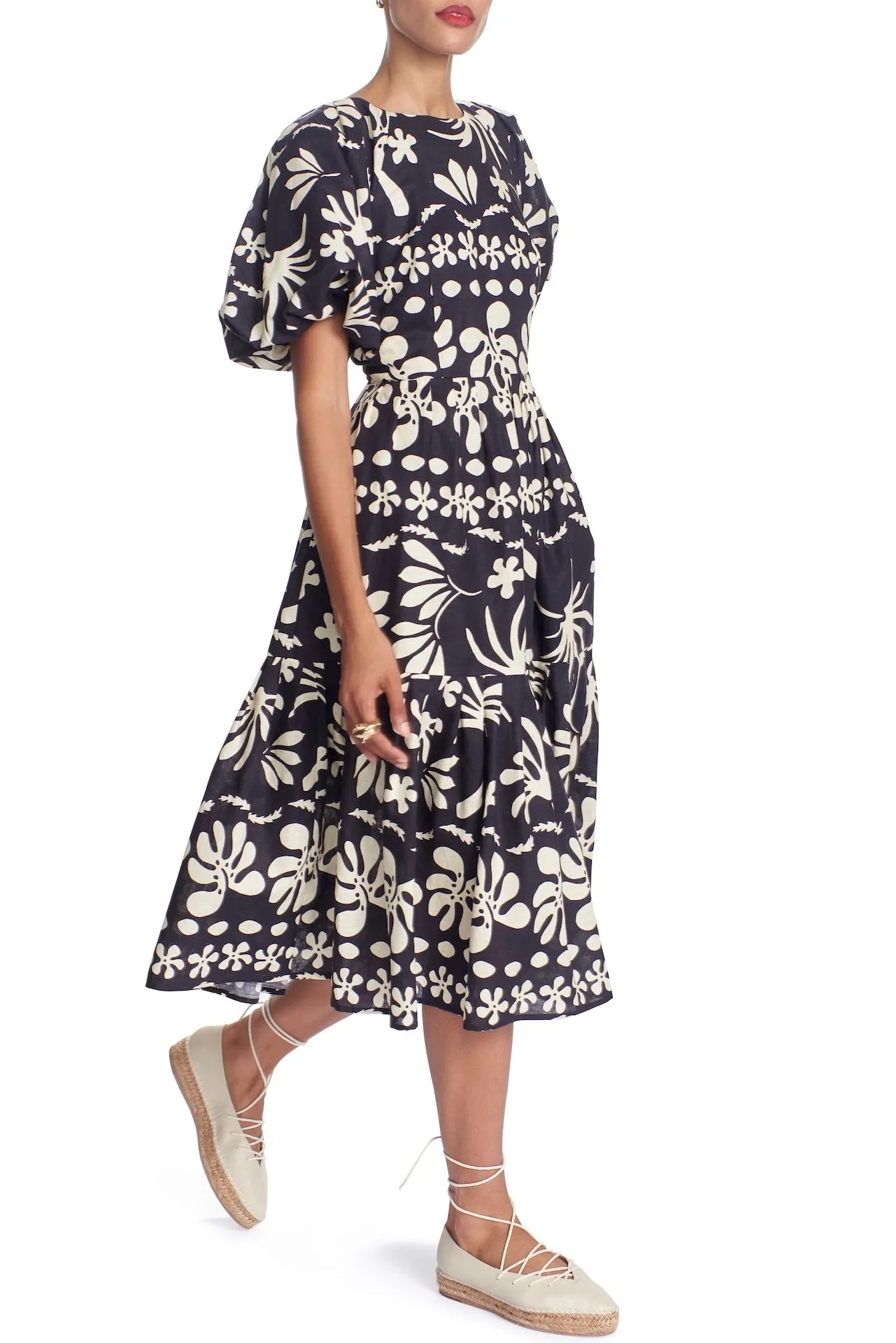 TRUDY DRESS - pressed flower