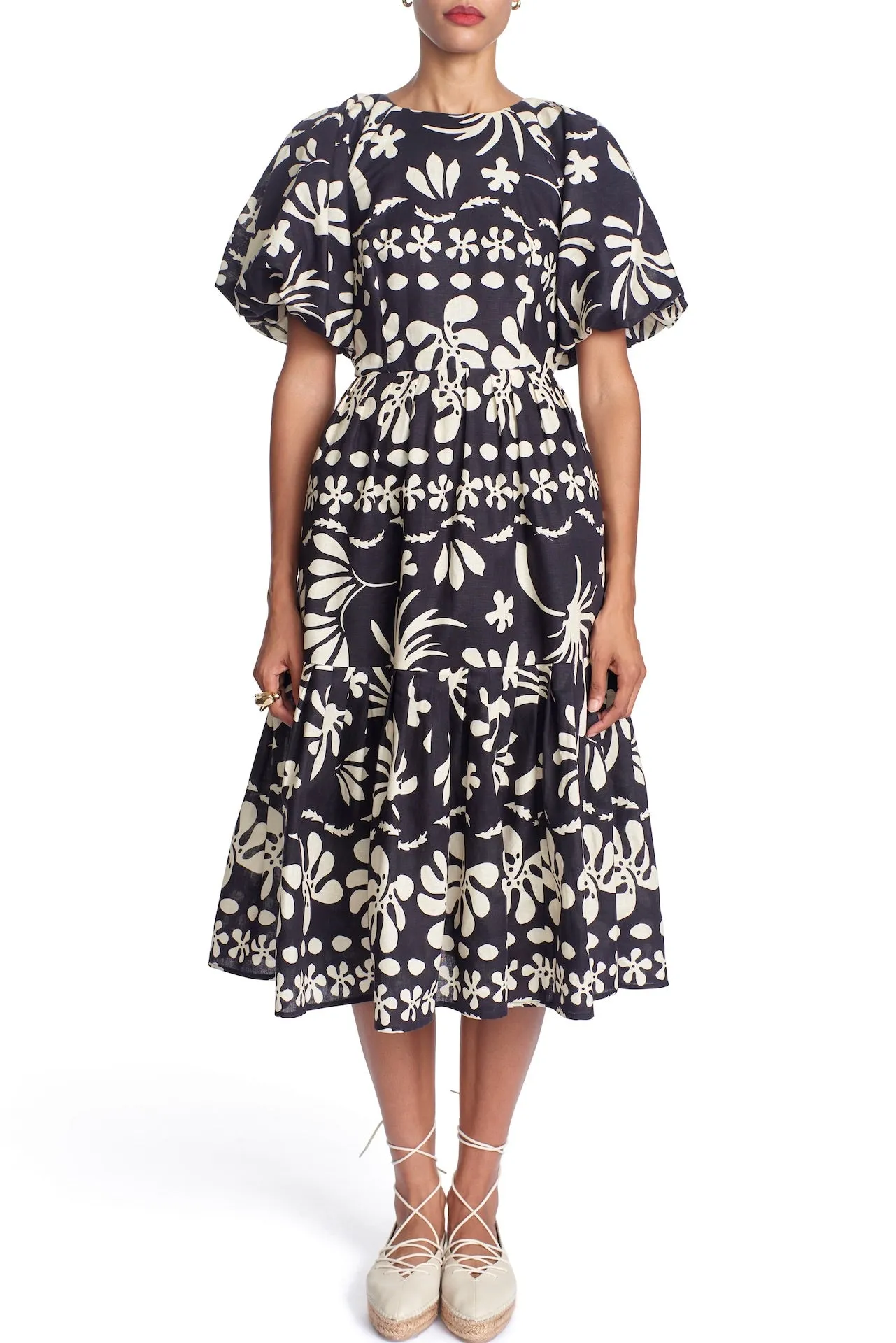 TRUDY DRESS - pressed flower