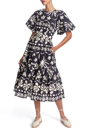 TRUDY DRESS - pressed flower
