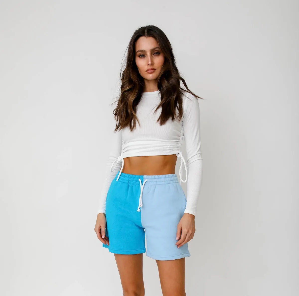 Two Tone Shorts - Blue/Blue