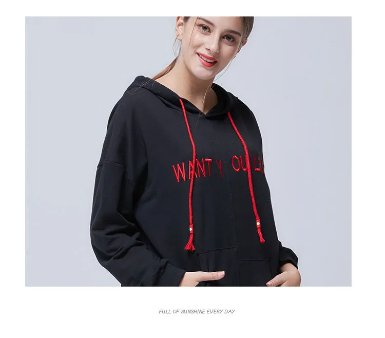Wjczt Spring Pockets Loose Women's Hoodies Irregular All-match Long-sleeved Female Sweatshirt Fashion Casual Pullover S-XL