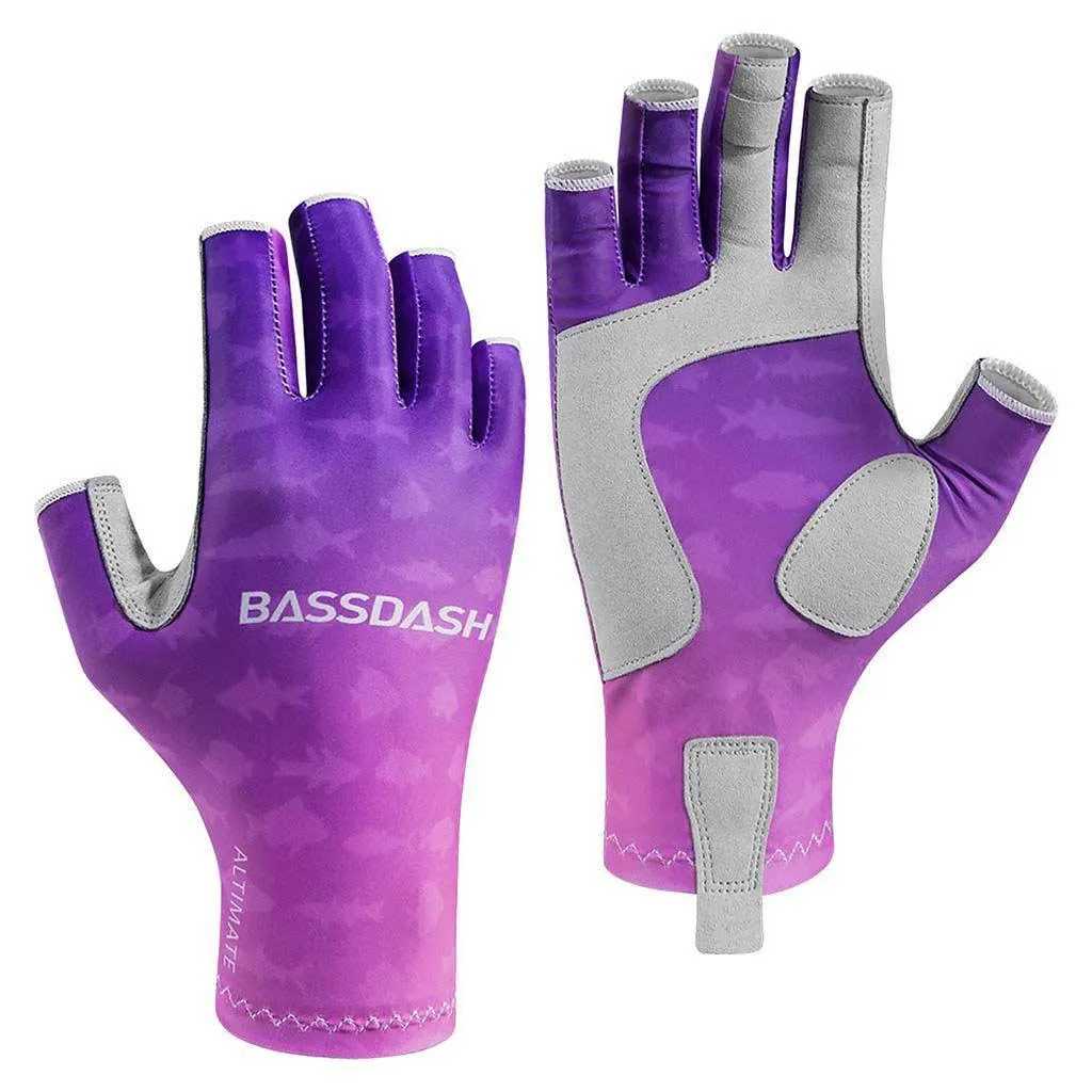 Women’s UPF 50  Fingerless Fishing Gloves