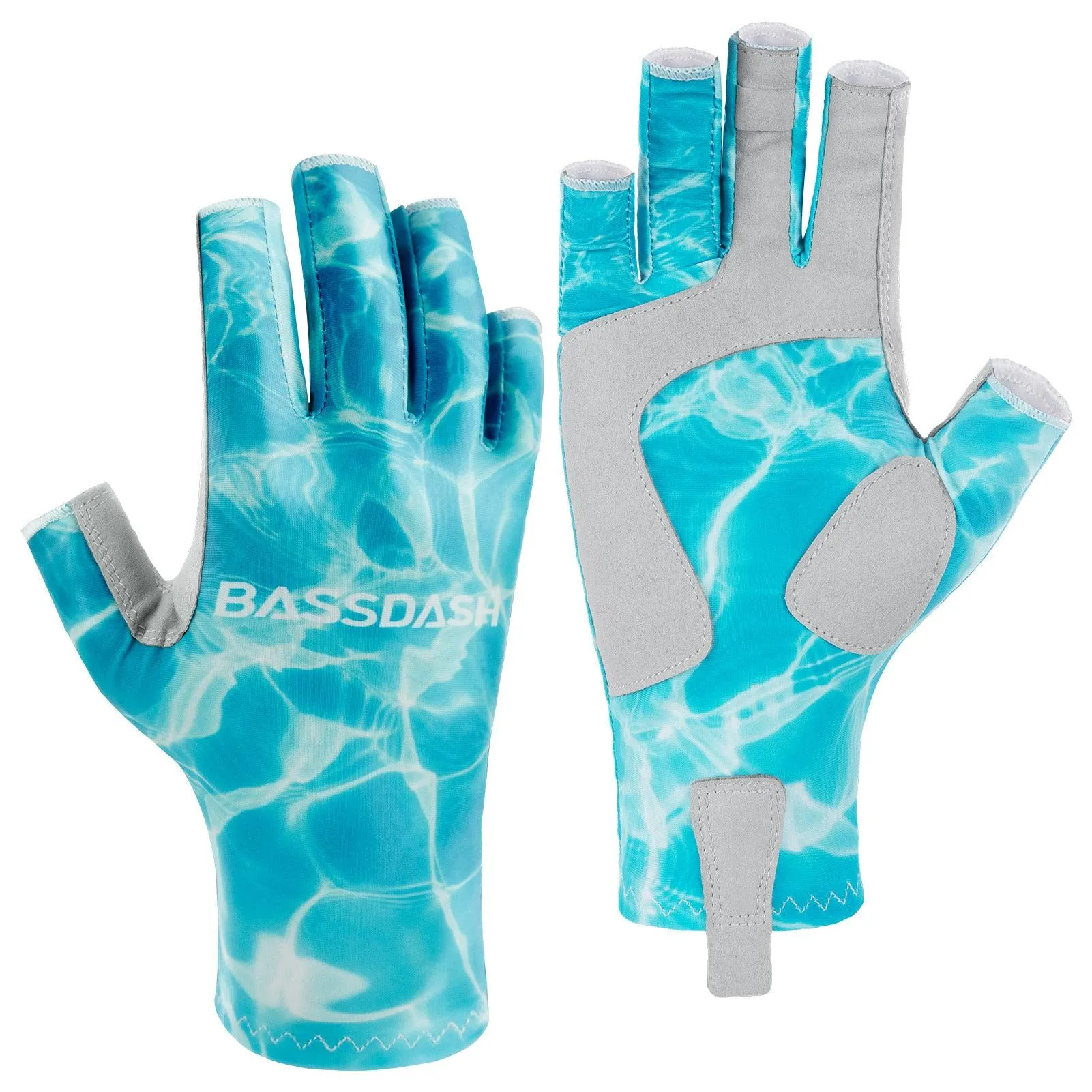 Women’s UPF 50  Fingerless Fishing Gloves