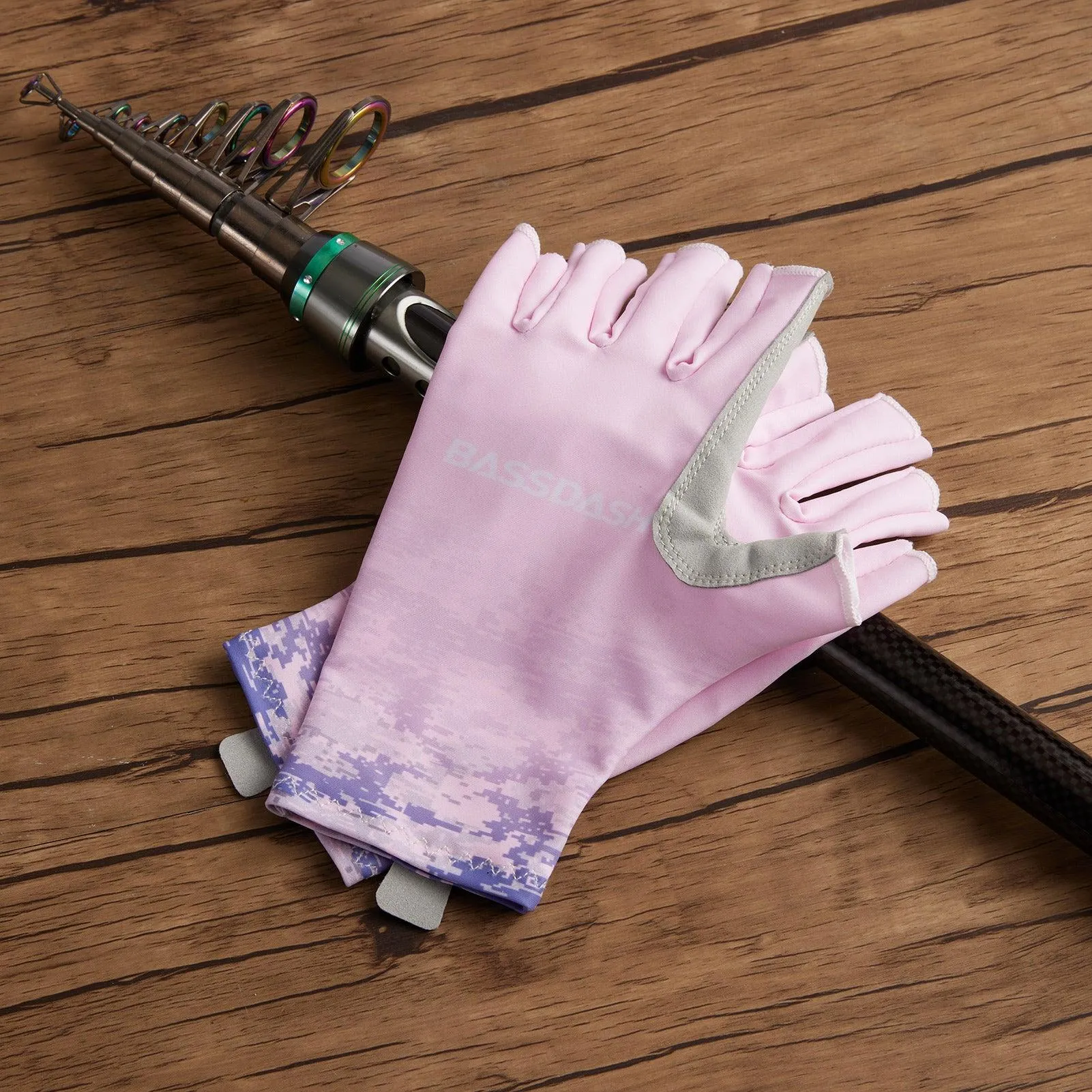 Women’s UPF 50  Fingerless Fishing Gloves