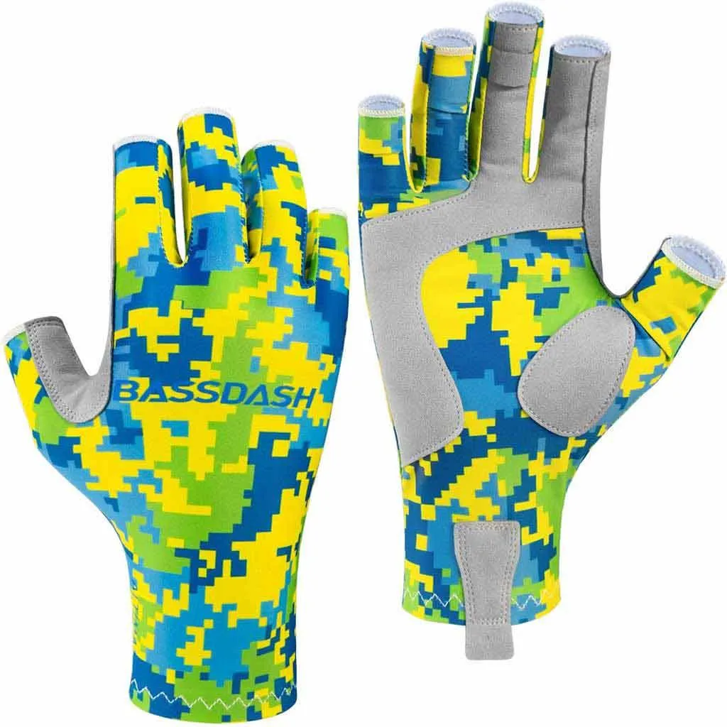 Women’s UPF 50  Fingerless Fishing Gloves