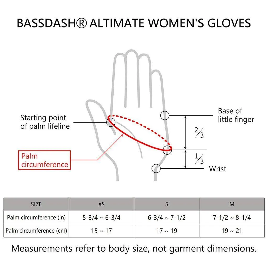Women’s UPF 50  Fingerless Fishing Gloves