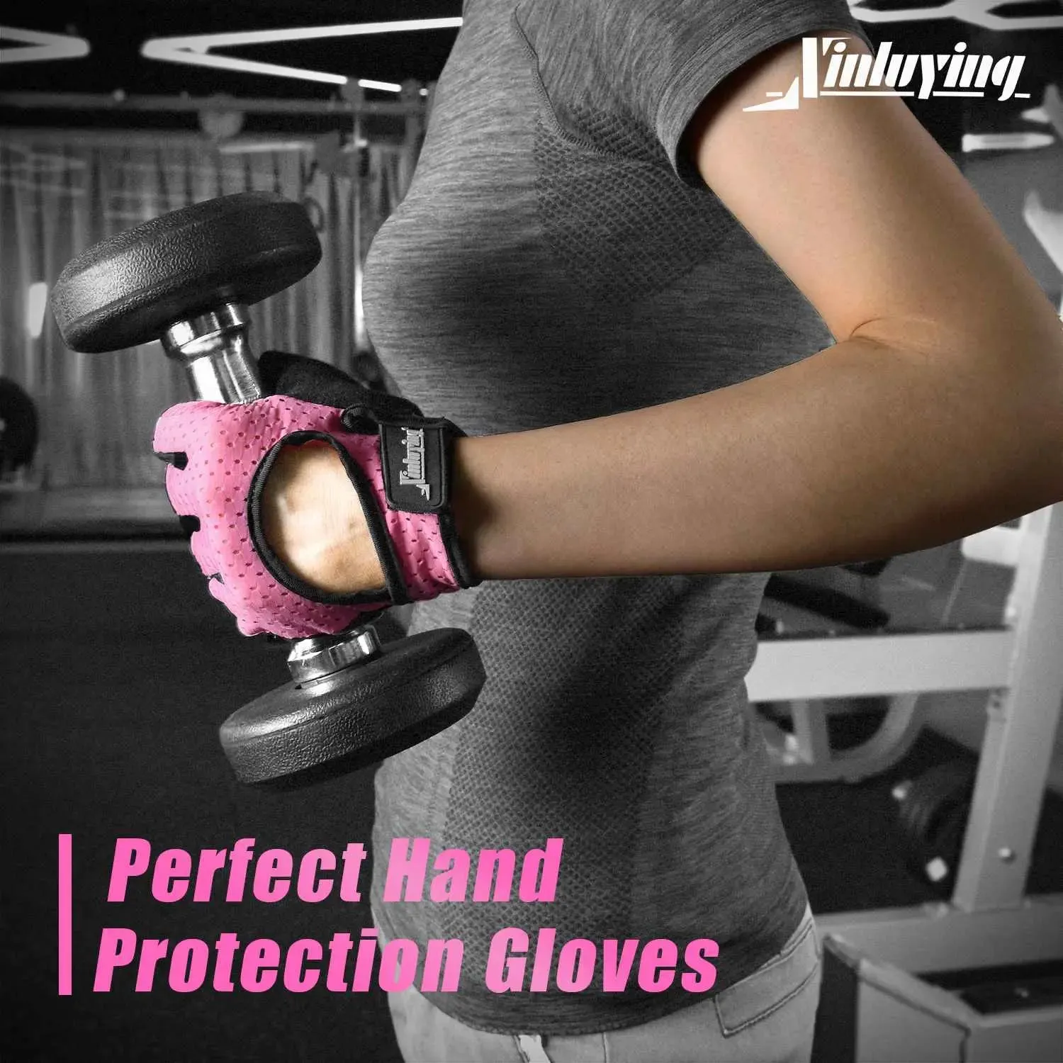 Xinluying Workout Gloves for Men Women - Gym Training Gloves for Fitness Exercise Weight Lifting Crossfit Bodybuilding
