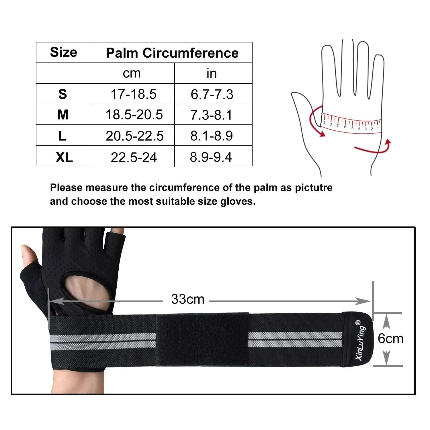 Xinluying Workout Gloves for Men Women - Gym Training Gloves for Fitness Exercise Weight Lifting Crossfit Bodybuilding