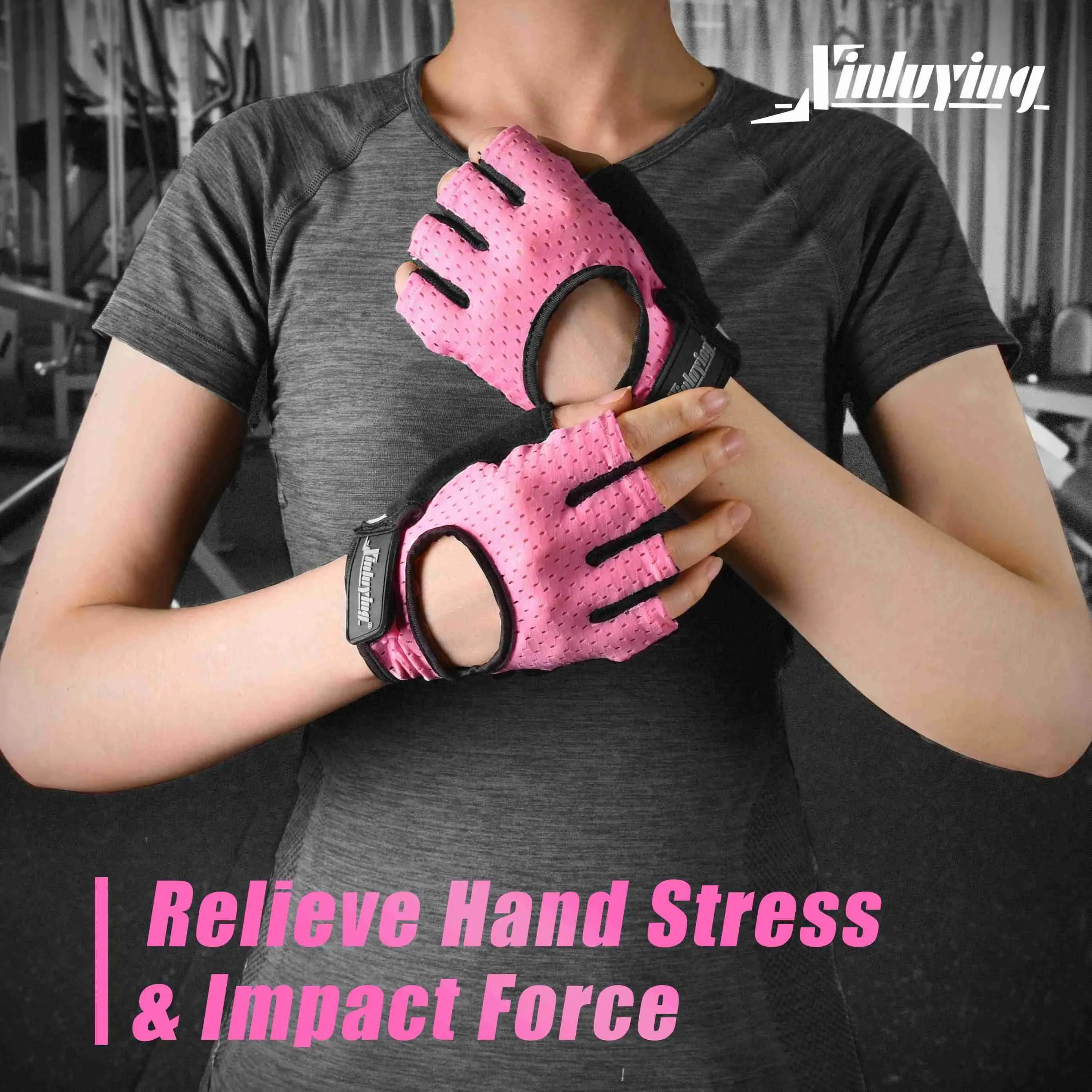 Xinluying Workout Gloves for Men Women - Gym Training Gloves for Fitness Exercise Weight Lifting Crossfit Bodybuilding