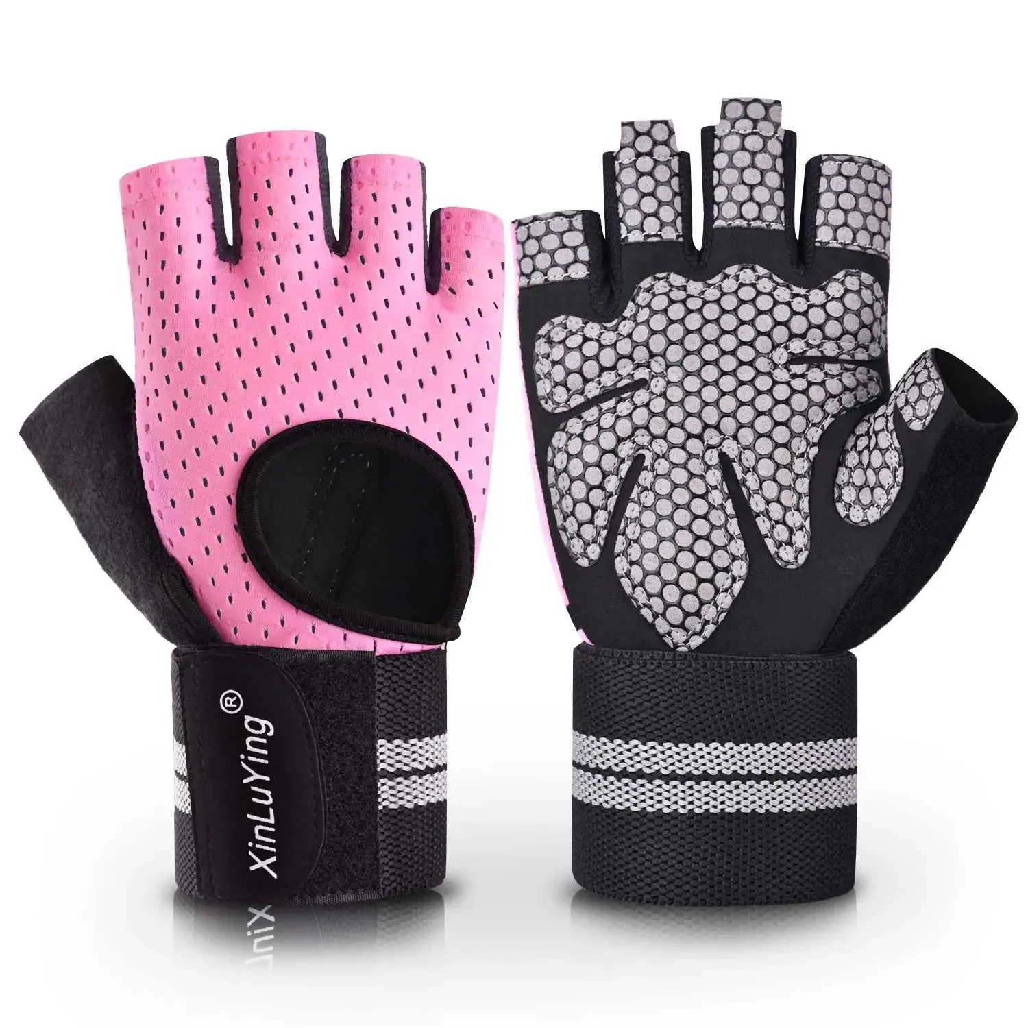 Xinluying Workout Gloves for Men Women - Gym Training Gloves for Fitness Exercise Weight Lifting Crossfit Bodybuilding
