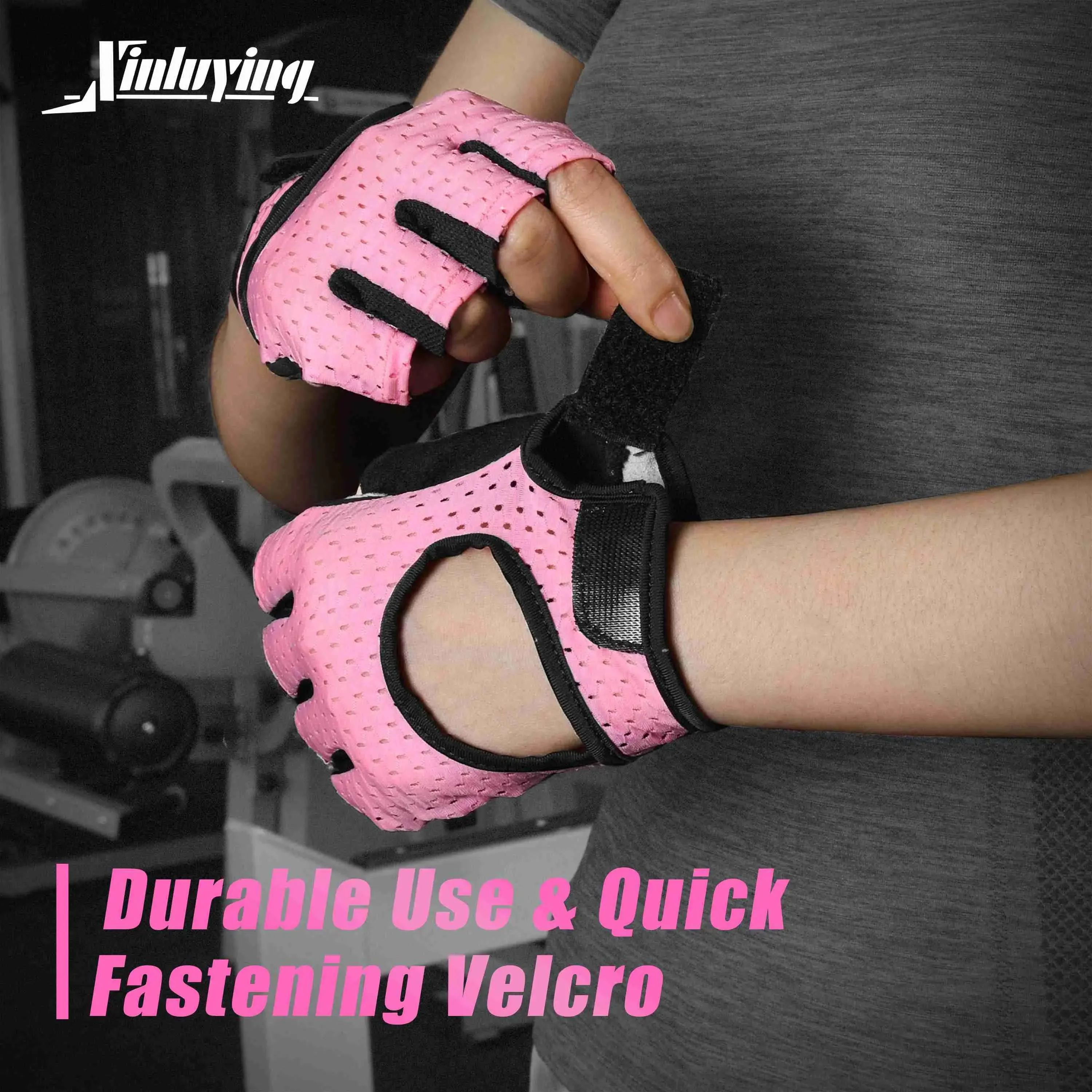Xinluying Workout Gloves for Men Women - Gym Training Gloves for Fitness Exercise Weight Lifting Crossfit Bodybuilding